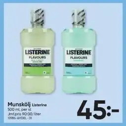 DollarStore LISTERINE Munskölj erbjuda