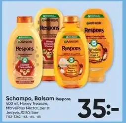 DollarStore RESPONS Schampo, balsam erbjuda