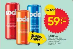 DollarStore ZODA Läsk erbjuda