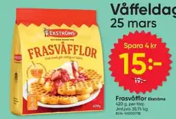 DollarStore EKSTRÖMS Frasvåfflor erbjuda
