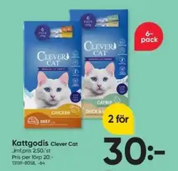 DollarStore CLEVER CAT Kattgodis erbjuda