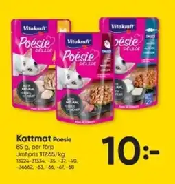 DollarStore POESIE Kattmat erbjuda