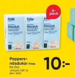 DollarStore FRIDA Pappers- näsdukar erbjuda
