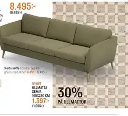 Mio 3-sits soffa erbjuda