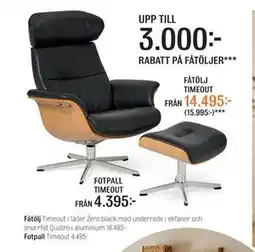 Mio FÅTÖLJ TIMEOUT erbjuda