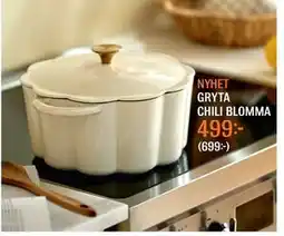 Mio GRYTA CHILI BLOMMA erbjuda