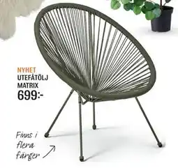 Mio UTEFÅTÖLJ MATRIX erbjuda