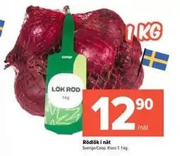 Coop Extra Rödlök i nät erbjuda