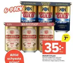 Coop Extra Alkoholfri öl 6-pack erbjuda