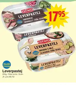 Matöppet Scan Leverpastej erbjuda