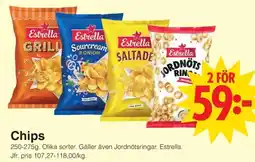 Matöppet Estrella Chips erbjuda