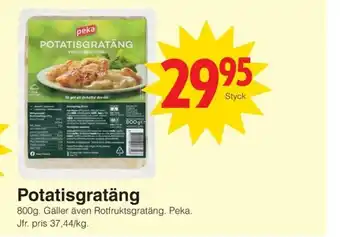 Matöppet Peka Potatisgratäng erbjuda