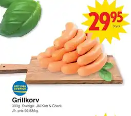 Matöppet Grillkorv erbjuda