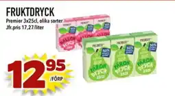 Din Mat PREMIER Fruktdryck erbjuda