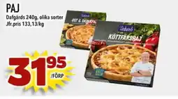 Din Mat Dafgårds Paj erbjuda