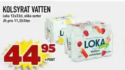 Din Mat LOKA Kolsyrat vatten erbjuda