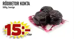 Din Mat Rödbetor kokta erbjuda