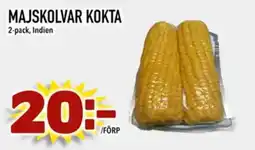 Din Mat Majskolvar kokta erbjuda