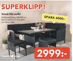 Bo Ohlsson Knock Hörnsoffa erbjuda