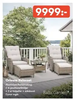 Bo Ohlsson Orleans Relaxset erbjuda