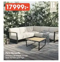 Bo Ohlsson Paris Hörnsoffa erbjuda