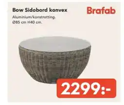 Bo Ohlsson Bow Sidobord konvex erbjuda