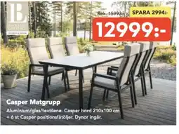 Bo Ohlsson Casper Matgrupp erbjuda