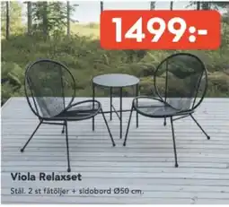 Bo Ohlsson Viola Relaxset erbjuda