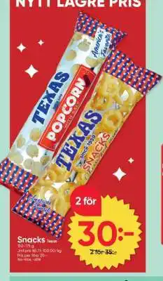 DollarStore Snacks Texas erbjuda