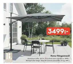 Bo Ohlsson Roma Hängparasoll erbjuda