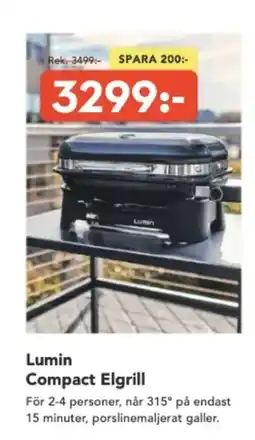 Bo Ohlsson Lumin Compact Elgrill erbjuda