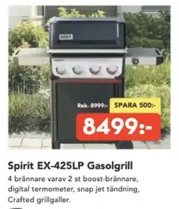Bo Ohlsson Spirit EX-425LP Gasolgrill erbjuda
