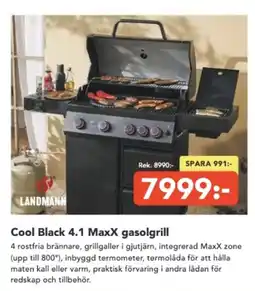 Bo Ohlsson Cool Black 4.1 Maxx gasolgrill erbjuda