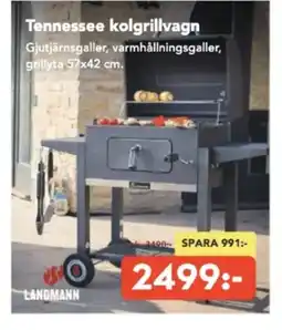 Bo Ohlsson Tennessee kolgrillvagn erbjuda