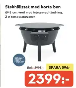 Bo Ohlsson Stekhällsset med korta ben erbjuda