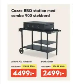 Bo Ohlsson Cozze BBQ station med combo 900 stekbord erbjuda