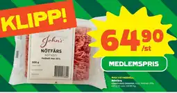 Coop Nötfärs erbjuda