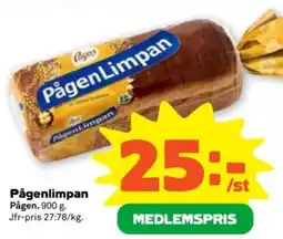 Coop Pågen Pågenlimpan erbjuda