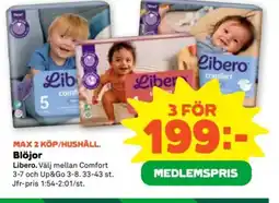 Coop Libero Blöjor erbjuda