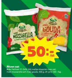 Coop Arla Riven ost erbjuda
