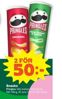 Coop Pringles Snacks erbjuda