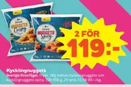 Coop Kronfågel Kycklingnuggets erbjuda