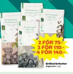 Coop Änglamark Grillkol/briketter erbjuda
