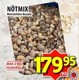 Matvärlden Tensta NÖTMIX erbjuda