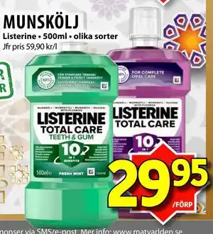 Matvärlden Tensta MUNSKÖLJ erbjuda