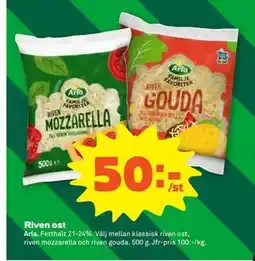 Coop Riven ost erbjuda