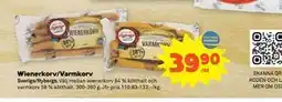 Coop Wienerkorv/Varmkorv erbjuda