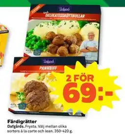Coop Färdigrätter erbjuda