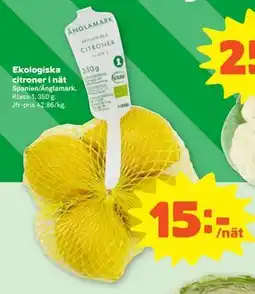Coop Ekologiska citroner i nät erbjuda