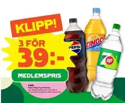 Coop Läsk, Medlemspris erbjuda
